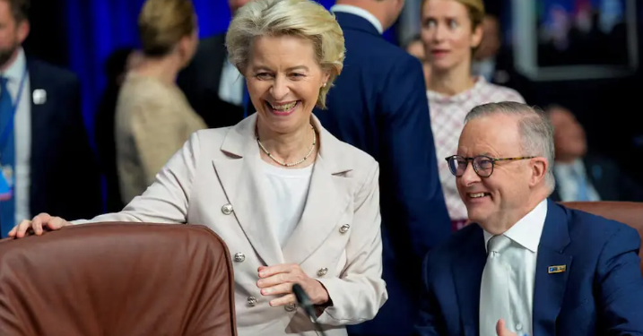 Australia, EU finalize landmark trade deal after eight years of talks