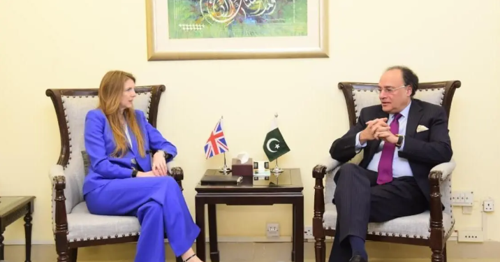 Pakistan Taking Proactive Measures to Protect Economy Amid Regional Tensions, Aurangzeb Tells UK Envoy